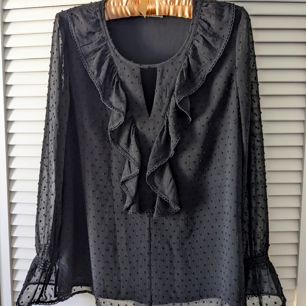 Daniel Rainn black blouse (S)